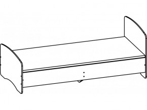 кровать 1-спальная без ящиков Город SV в Карасуке - karasyk.mebelnovo.ru | фото