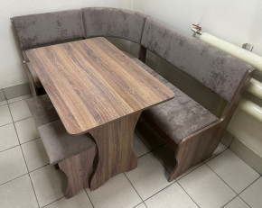 Кухонный уголок Миссия V велюр(серый) в Карасуке - karasyk.mebelnovo.ru | фото