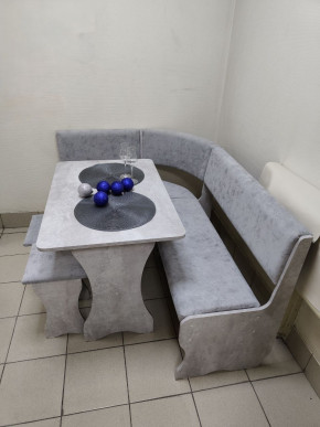 Кухонный уголок Миссия V велюр (цемент) в Карасуке - karasyk.mebelnovo.ru | фото