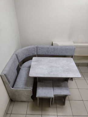 Кухонный уголок Миссия V велюр (цемент) в Карасуке - karasyk.mebelnovo.ru | фото