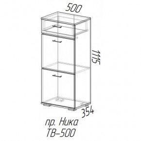 Ника тумба ТВ-500 (эра) в Карасуке - karasyk.mebelnovo.ru | фото