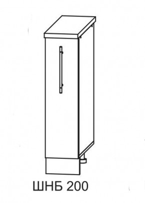 Олива СБ 200 шкаф нижний бутылочница в Карасуке - karasyk.mebelnovo.ru | фото