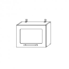 Опера ВПГС 500 шкаф верхний горизонтальный со стеклом в Карасуке - karasyk.mebelnovo.ru | фото