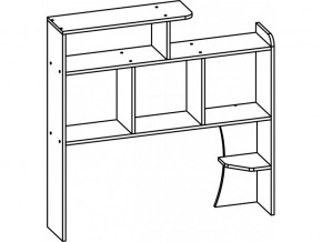 Полка надстройка Город SV в Карасуке - karasyk.mebelnovo.ru | фото