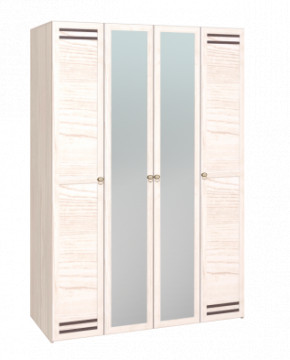 Шкаф для одежды 4-х дверный 555 Бриз в Карасуке - karasyk.mebelnovo.ru | фото