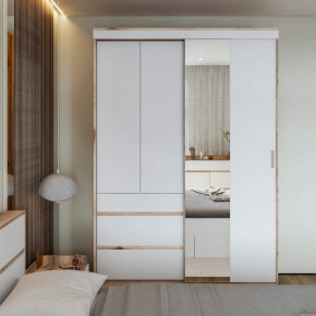 Шкаф-купе Брауни 1.5м в Карасуке - karasyk.mebelnovo.ru | фото