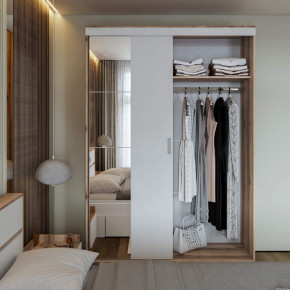 Шкаф-купе Брауни 1.5м в Карасуке - karasyk.mebelnovo.ru | фото