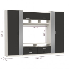 ШМЦ Вена  91.01 с зеркалом в Карасуке - karasyk.mebelnovo.ru | фото